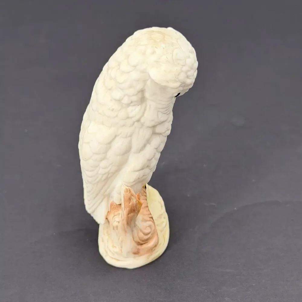 Vintage 1950's Cybis Porcelain Bisque Baby Snowy Owl Figurine 4.25